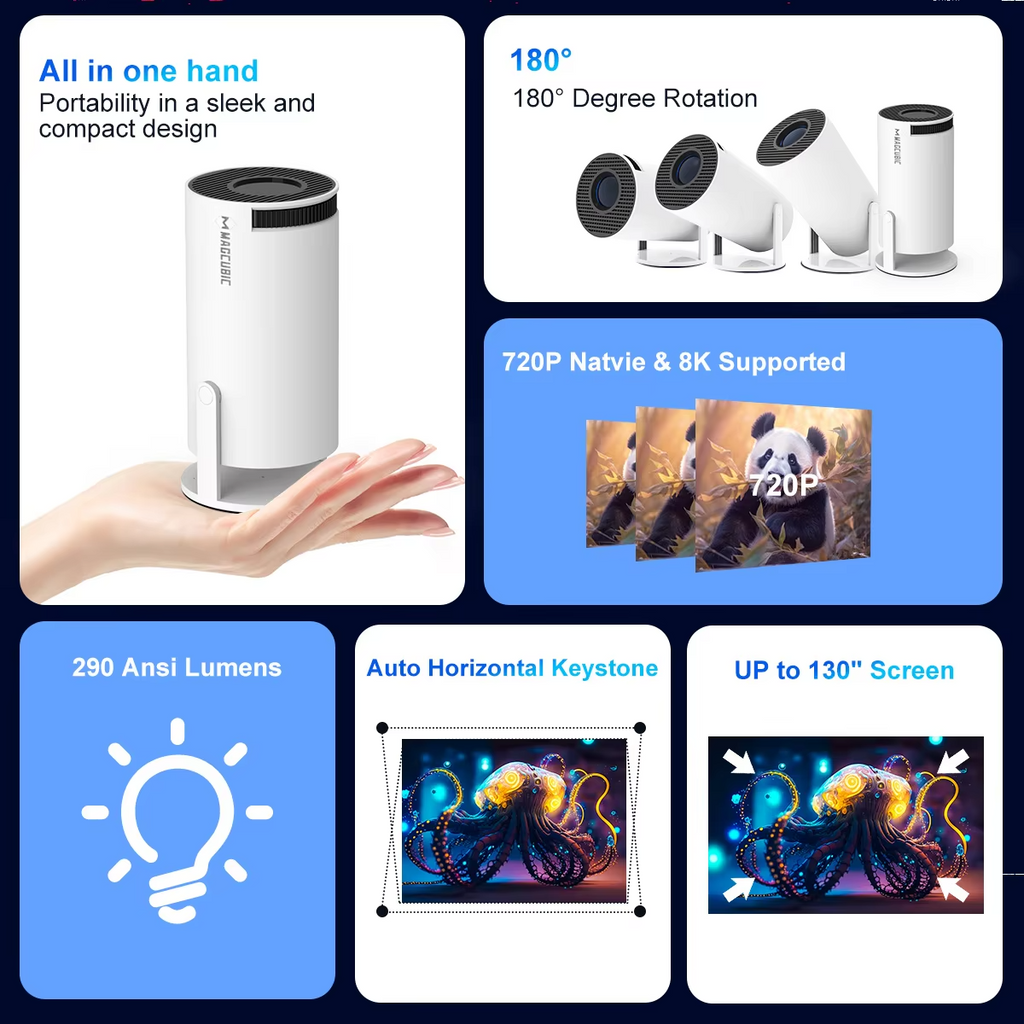 Magcubic HY300 Pro 8K Smart Projector