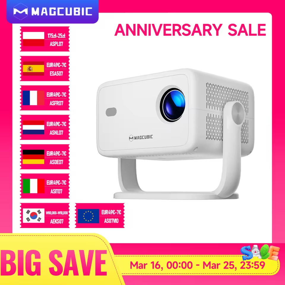 Magcubic L018 650ANSI 8K Android 14 Projector